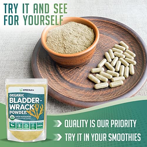 Vegan bladderwrack powder powder ingredients label