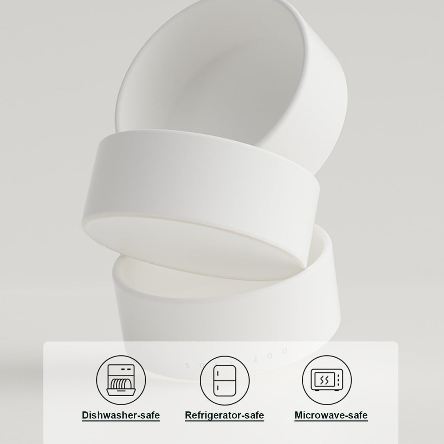 Hanamya premium bone china pet feeding bowls with silicone base