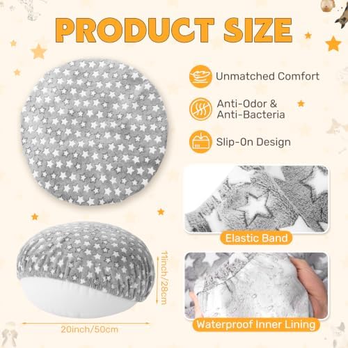 Close up view of the durable elastic band on the Youyole pet bed protector for a secure non slip fit