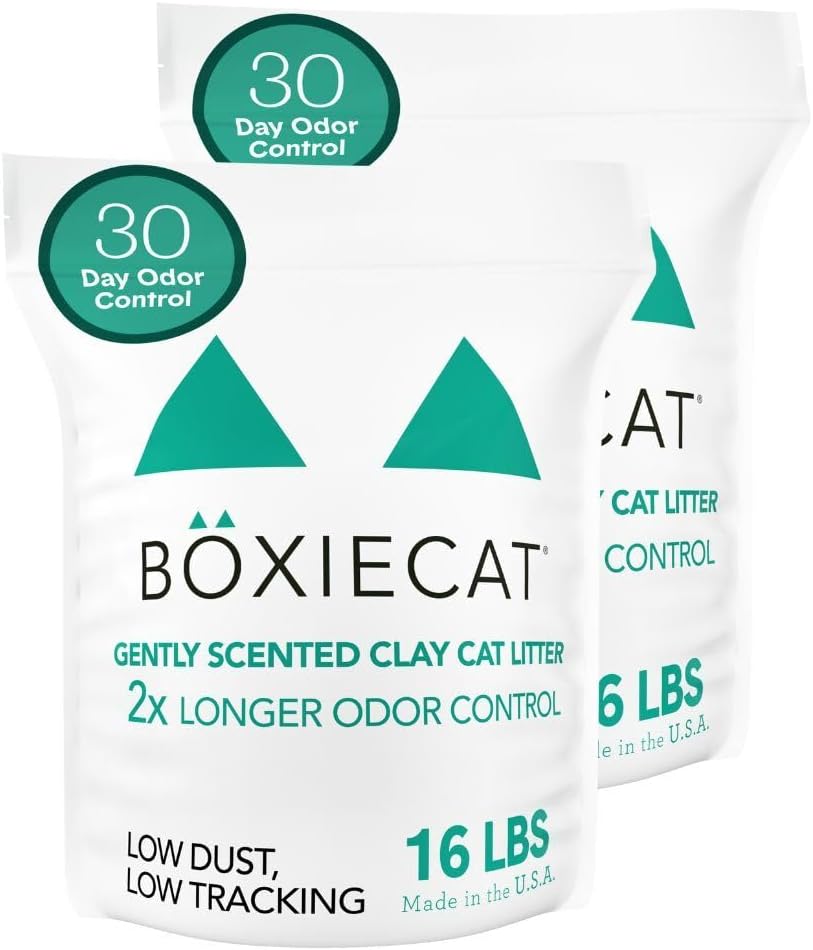 Boxie Unscented 30 Day Odor Control Clumping Clay Cat & Kitty Litter 16 lb, 99.9% Dust-Free, Hard Flat Top Clumps, No Fragrances No Fillers, Long-Lasting, Easy to Scoop - Image 13