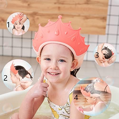 Fusacony silicone baby bath visor side profile