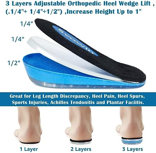 Honeycomb anti-slip bottom of Svowin heel cushion for secure shoe placement.