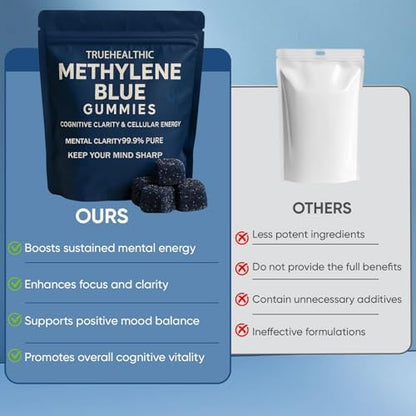 TrueHealthic cognitive support gummies nutrition label
