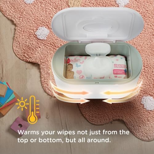 Close up of EVLA'S wipe warmer silicone seal and heating mechanism