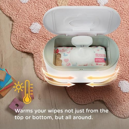 Close up of EVLA'S wipe warmer silicone seal and heating mechanism