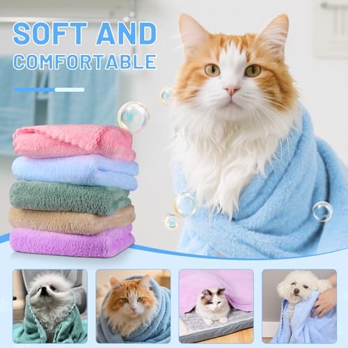 Close up of soft microfiber texture for pet grooming