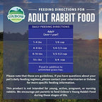 Oxbow organic rabbit food daily feeding guidelines