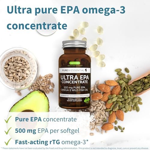 Igennus EPA Omega 3 high strength softgels bottle details
