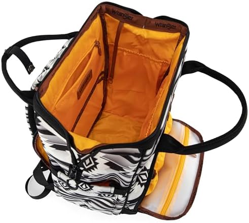 Montana West Wrangler backpack featuring insulated bottle slot pocket detail