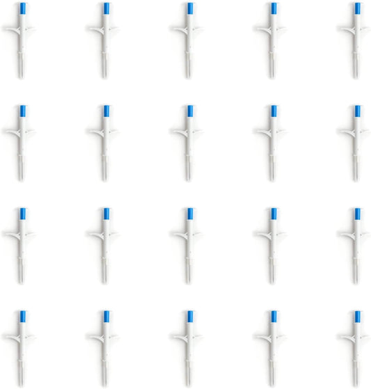 Fi Nano 1.4mm universal pet microchip syringe kit shown in its sterile air sealed envelope.