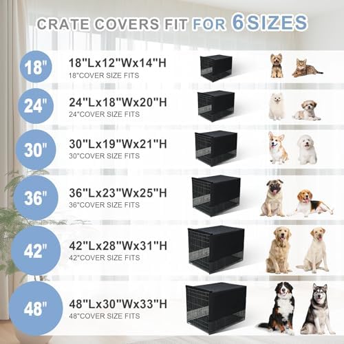 Anxiety reducing dark den dog crate cover close up view