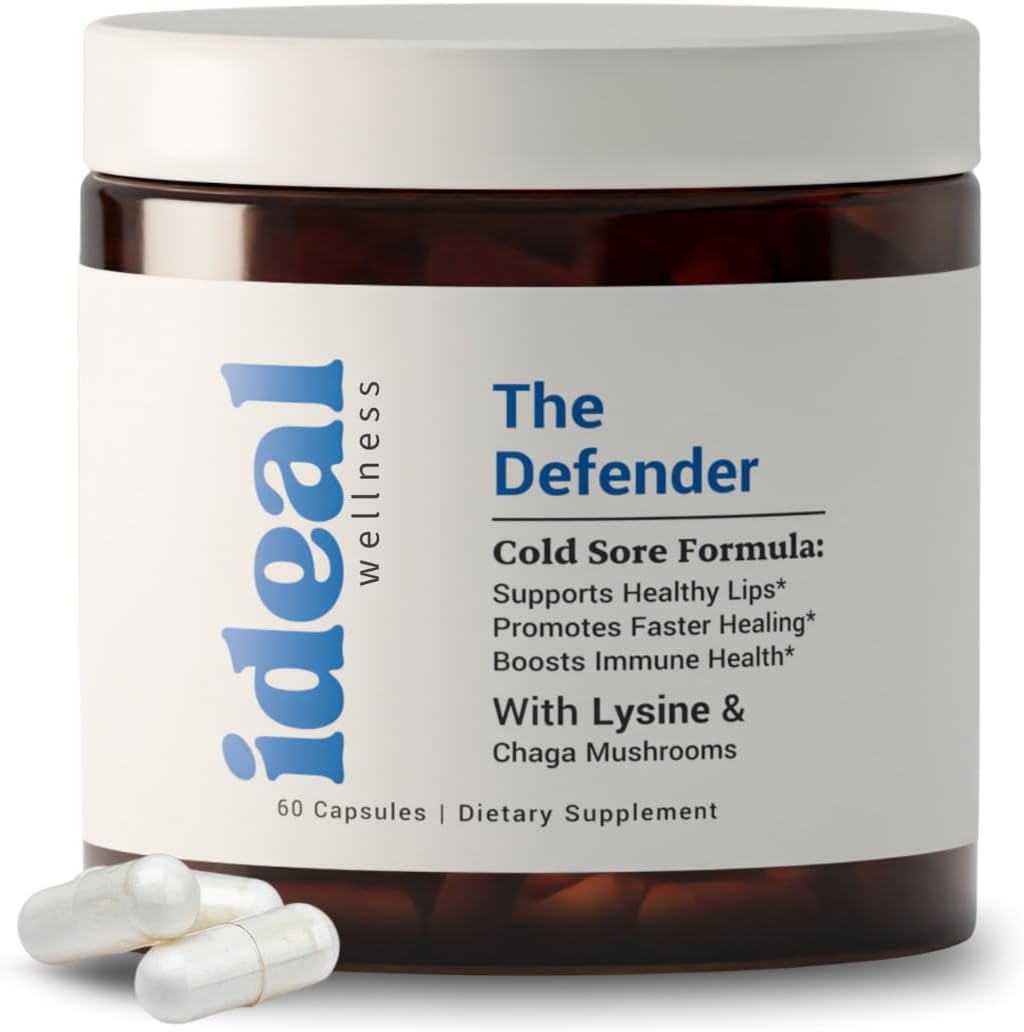 Ideal Wellness L-Lysine Cold Sore Treatment front bottle view