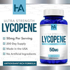 High potency 50mg lycopene capsules for heart and prostate support