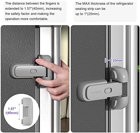 Eudemon safety lock demonstrating one handed operation