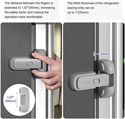 Eudemon safety lock demonstrating one handed operation