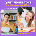 Kids using Lesong sensory suction toys in classroom