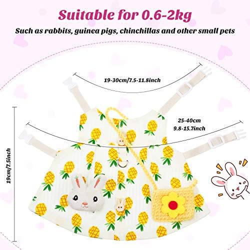 Packaging and full set display of Weewooday rabbit apparel for small animals