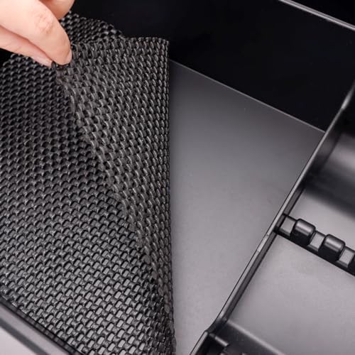 Top down look at the black LALAFINA push cut hair clipper holder tray layout
