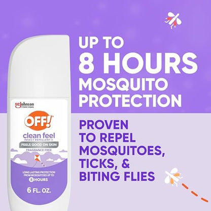 Off! Clean Feel 6 fluid ounce mosquito repellent spray