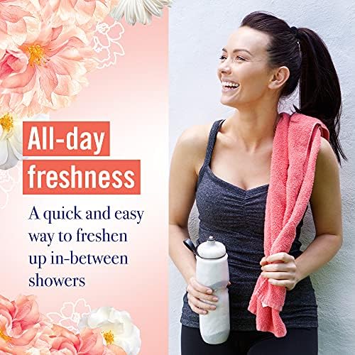 Waterless feminine deodorant spray no white residue 2.6 ounce can