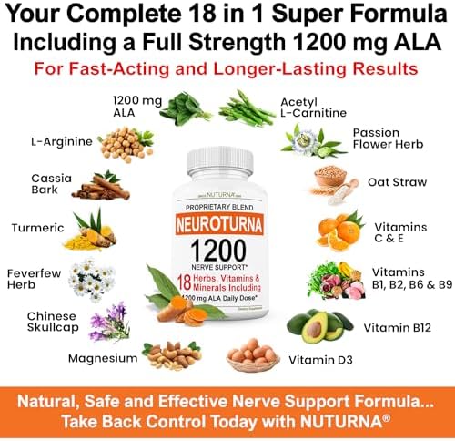 Nuturna pure alpha lipoic acid 1200 mg supplement capsule close up