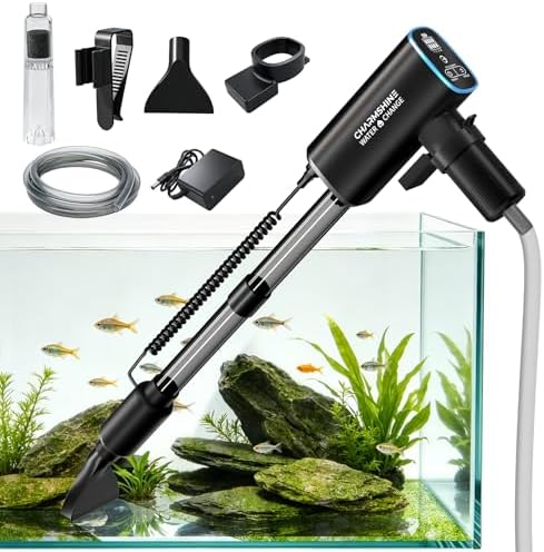 Fishkeeper aquarium cleaner showing the 25 watt motor and handle.