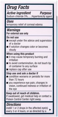 Muro 128 0.5 fluid ounce sterile ophthalmic solution pack of three