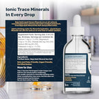 Baja Gold four fluid ounce mineral drops full product display