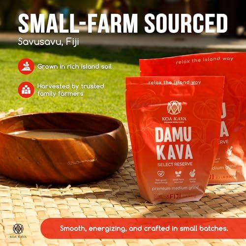 Koa Kava Damu noble lateral roots botanical supplement packaging close up
