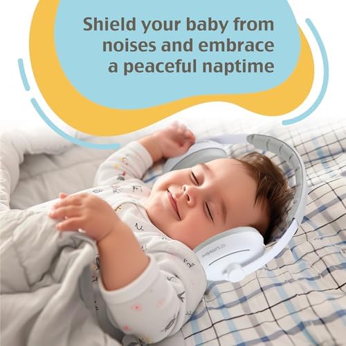 Adjustable strap system on LittleTora baby hearing protection headphones