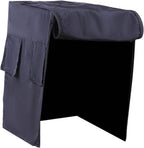Generic bird parrot cage cover front view showing blackout design
