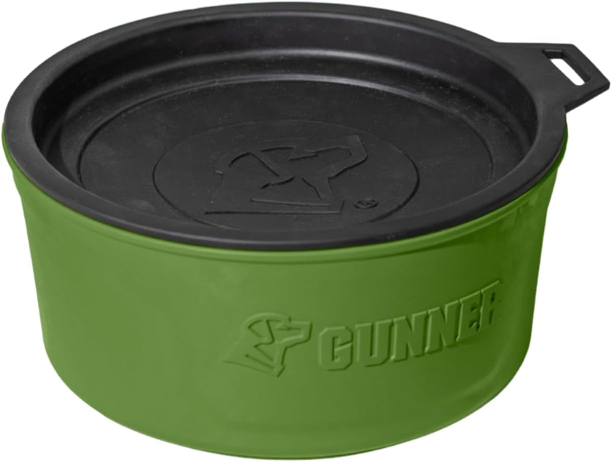 GUNNER Dog Bowl with Spill-Proof Travel Lid- K9 Companion Food & Water Bowl, Lightweight Rust-Proof & Shock Resistant Stackable, Leak Resistant Nesting Lid, (Tan) - Image 15
