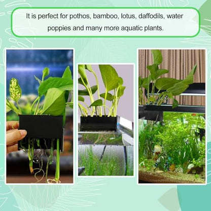 Aidmi aquarium feeder and planter basket for pothos aquascaping