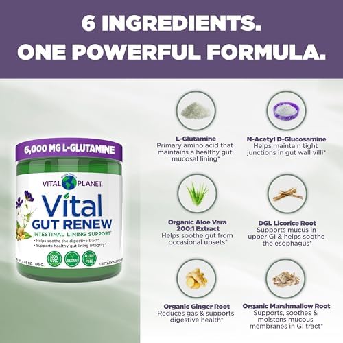 Vital Planet Vital Gut Renew powder serving scoop illustration