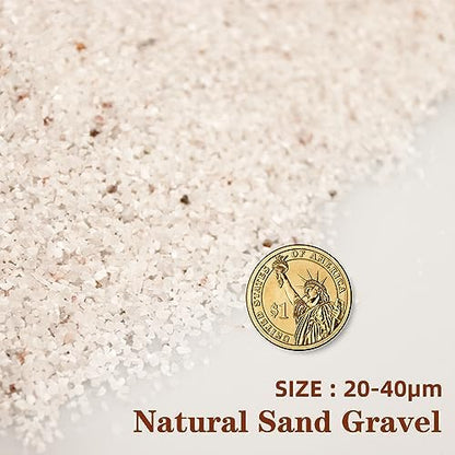 Ausluru silica sand used for potted plant landscaping