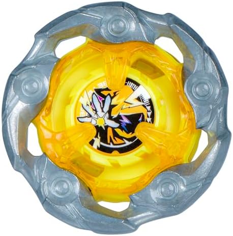 Close up of Beyblade X Wand Wizard stamina type top