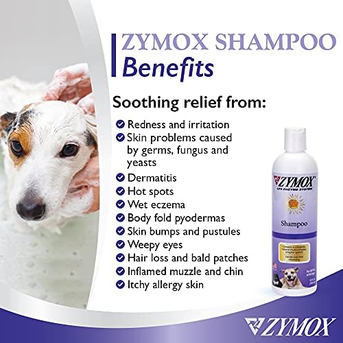 Pet King Brands Zymox Enzymatic Shampoo cap and dispenser view