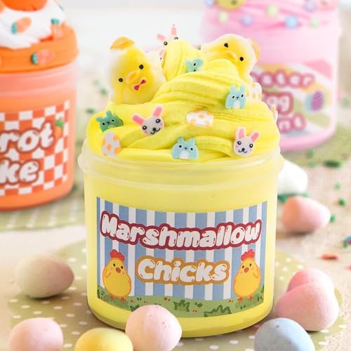MOREDOTS prefilled plastic eggs opened revealing slime jars and colorful mix-in charms