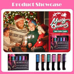 Kids enjoying colorful hair styling with Yousim hair chalks