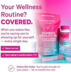 Pink Stork hormone balance supplement packaging close up