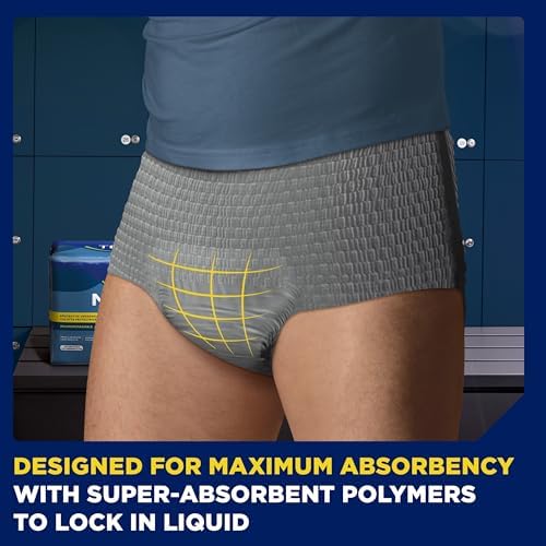 Tena Men 80 count bulk pack for large waist size