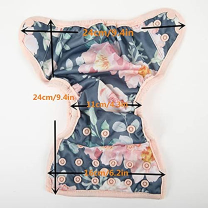 Sigzagor waterproof PUL fabric diaper cover side angle