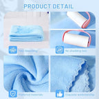 Full set of 5 DuckSky pet towels displayed together