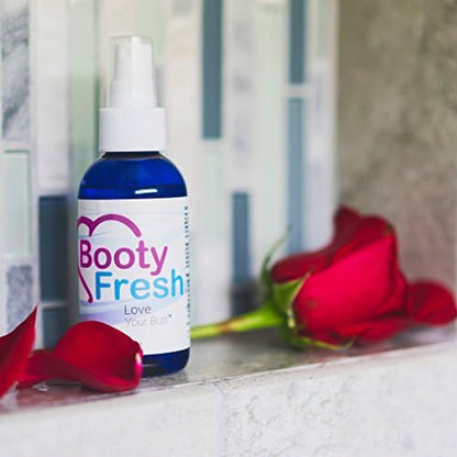 Booty Fresh intimate cleanser for men and women targeting private parts and underarms.