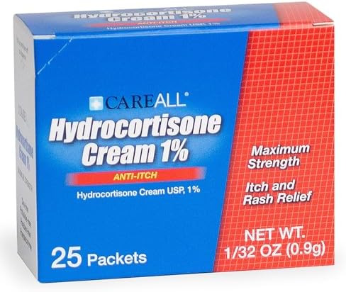 Maximum strength topical anti itch cream packets for poison ivy and psoriasis