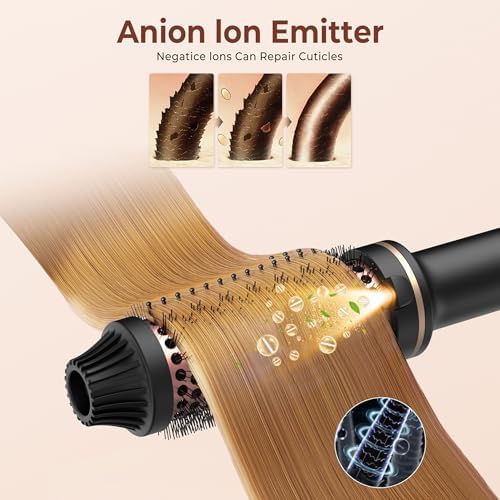 Chamequinho volumizing curling iron showing the dual voltage plug design.
