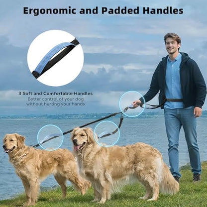 Adjustable quick release buckle mechanism on hands free running dog leash