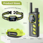 DOGLinsen humane training collar remote illustrating the tri-channel multi dog selection feature.
