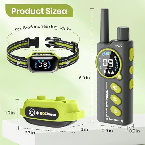 DOGLinsen humane training collar remote illustrating the tri-channel multi dog selection feature.