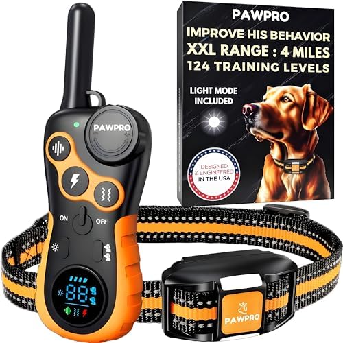 Pawpro dog collar showing waterproof construction and adjustable strap